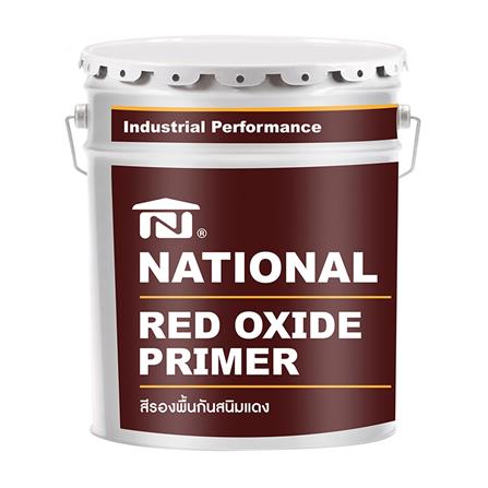 สีรองพื้นกันสนิม DELTA NATIONAL RED OXIDE PRIMER สีแดง 5 แกลลอน