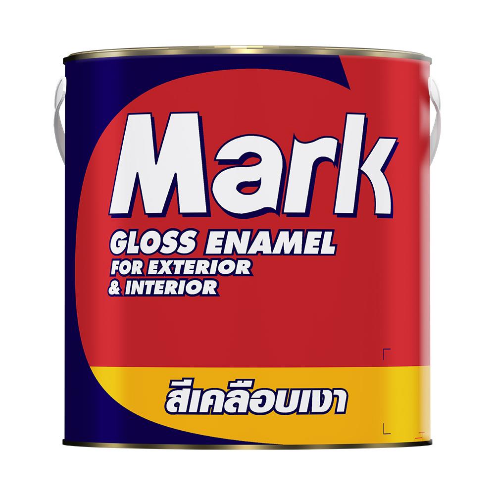 สีเคลือบเงา CAPTAIN MARK M820 สีแดง 1/4 แกลลอน