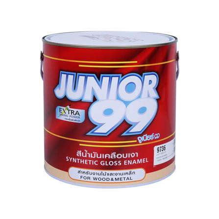 สีน้ำมันเคลืบเงา NIPPON PAINT JUNIOR 99 #9736 สี LIGHT BROWN 1 แกลลอน_0