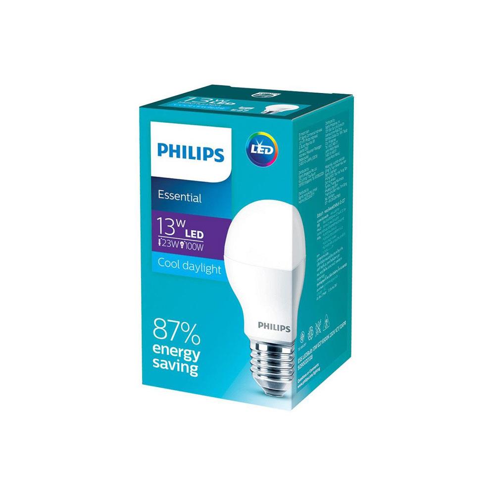 หลอด LED PHILIPS A67 ESSENTIAL 13 วัตต์ DAYLIGHT E27