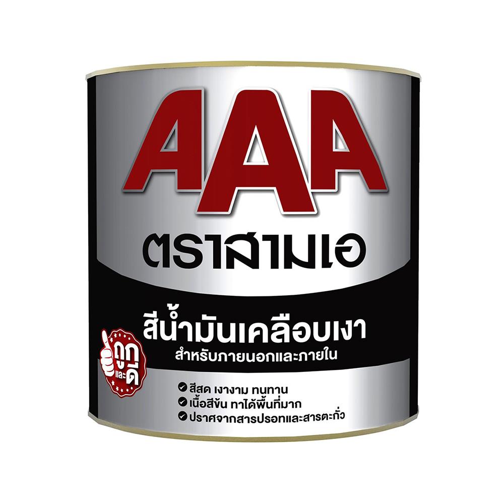 สีน้ำมัน JBP AAA 1002 สีดำ เงา 1 แกลลอน