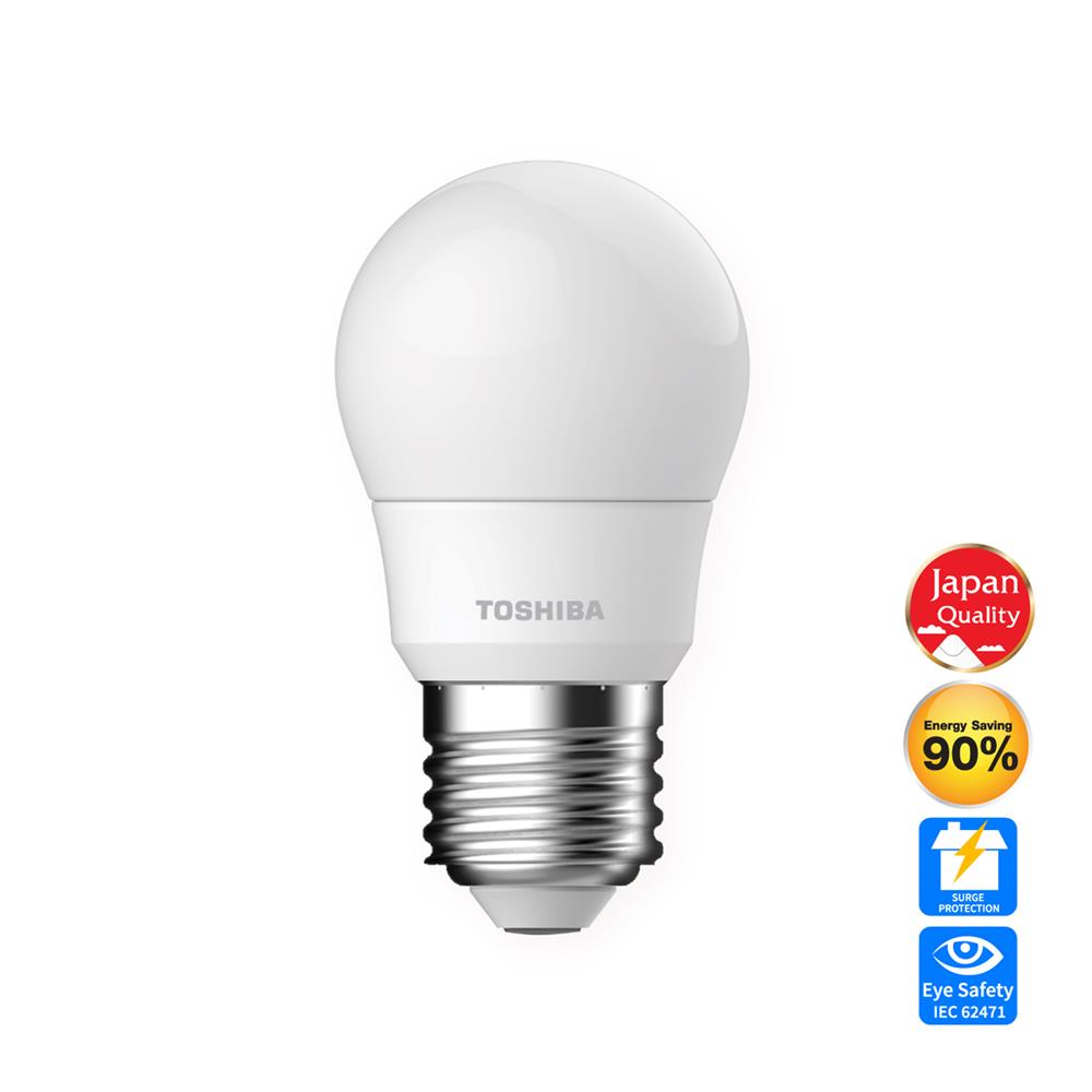 หลอดไฟ LED TOSHIBA A45 G7 4 วัตต์ WARM WHITE E27