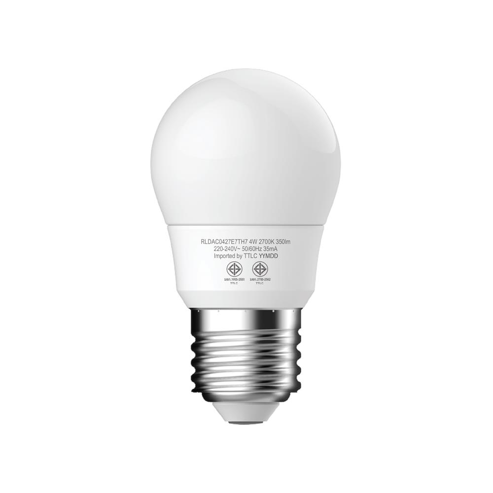 หลอดไฟ LED TOSHIBA A45 G7 4 วัตต์ WARM WHITE E27
