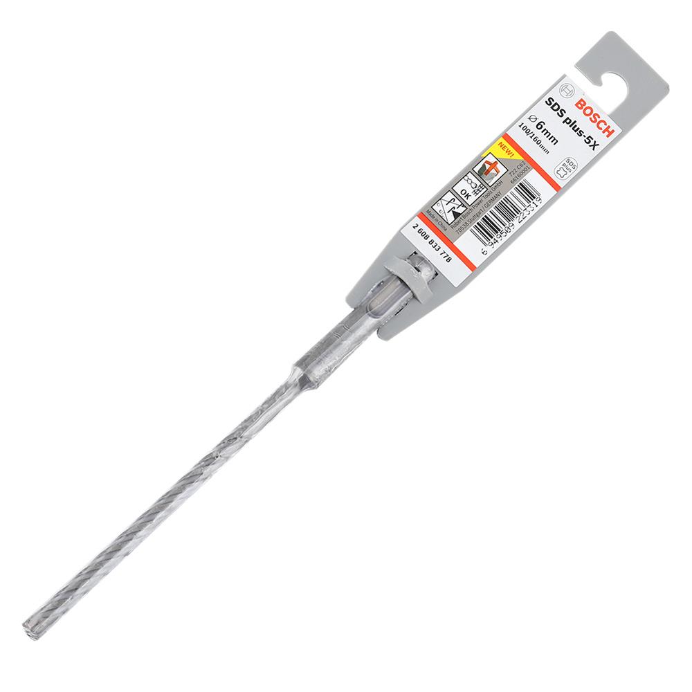ดอกสว่านโรตารี่ BOSCH SDS PLUS-5X 6X100/160 มม.