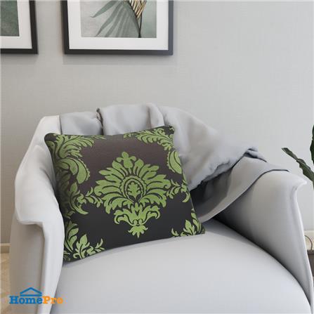หมอนอิง HOME LIVING DEMARCO 21X21 นิ้ว สีเขียว_3