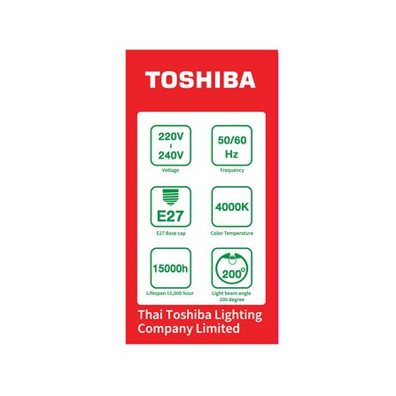 หลอด LED TOSHIBA A45 G7 4 วัตต์ COOL WHITE E27_2