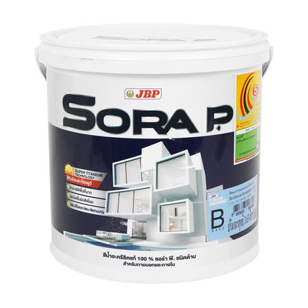 สีน้ำทาภายนอก ชนิดด้าน JBP SORA P BASE B 1 แกลลอน_0