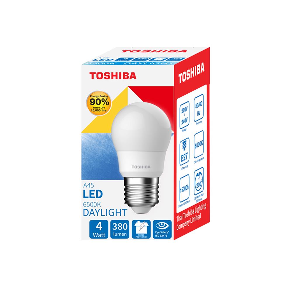 หลอด LED TOSHIBA A45 G7 4 วัตต์ DAYLIGHT E27