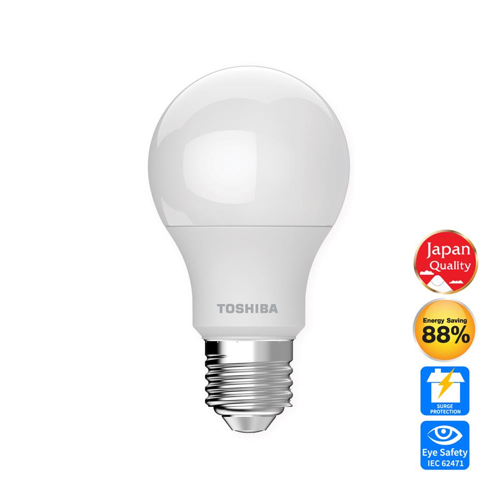 หลอด LED TOSHIBA A60 G7 7 วัตต์ WARM WHITE E27