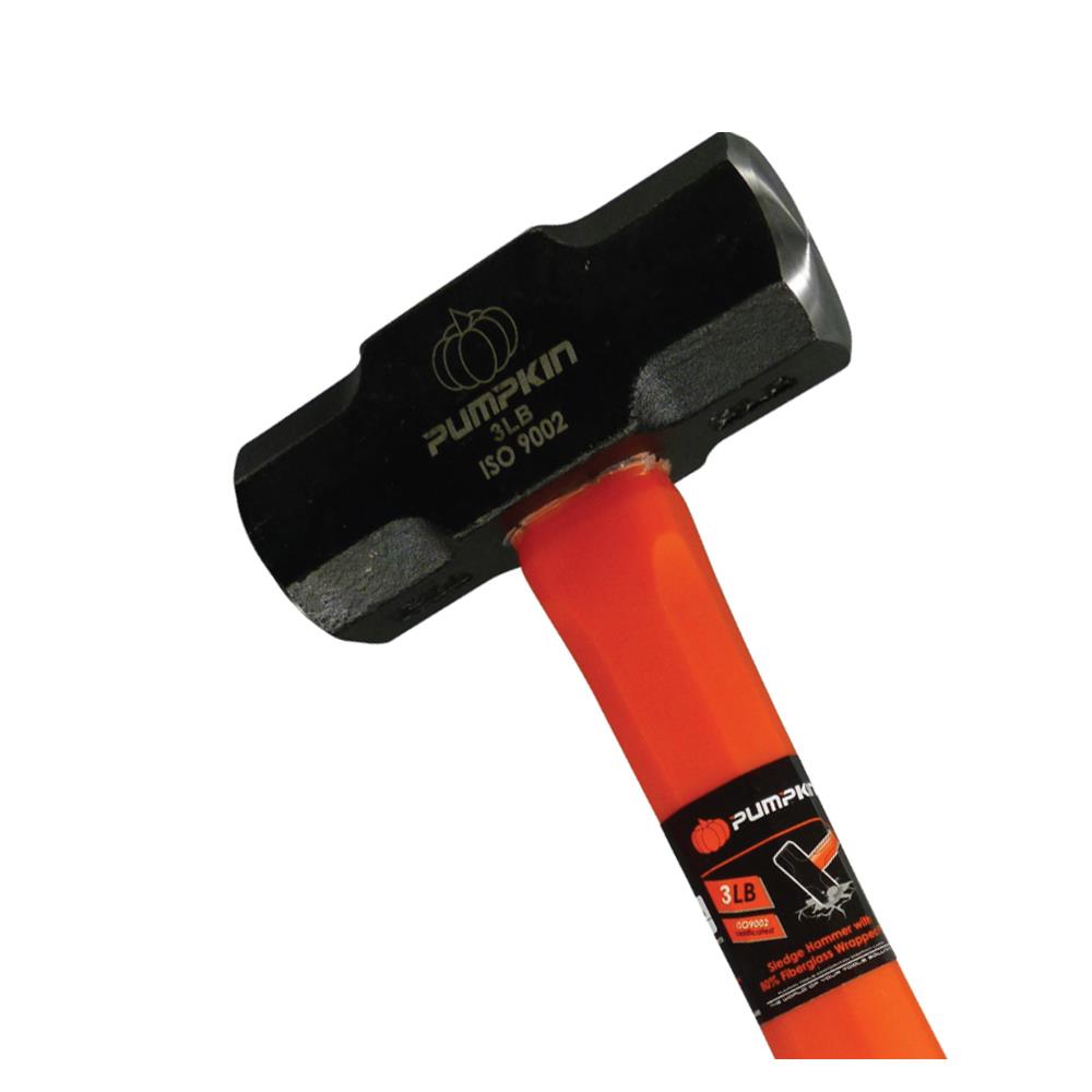 ค้อนปอนด์ด้ามไฟเบอร์หุ้มยาง PUMPKIN 3 ปอนด์