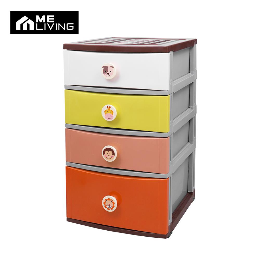 ตู้ลิ้นชัก 4 ชั้น ME LIVING B56 ซาฟารี 56X45X99 ซม. หลากสี