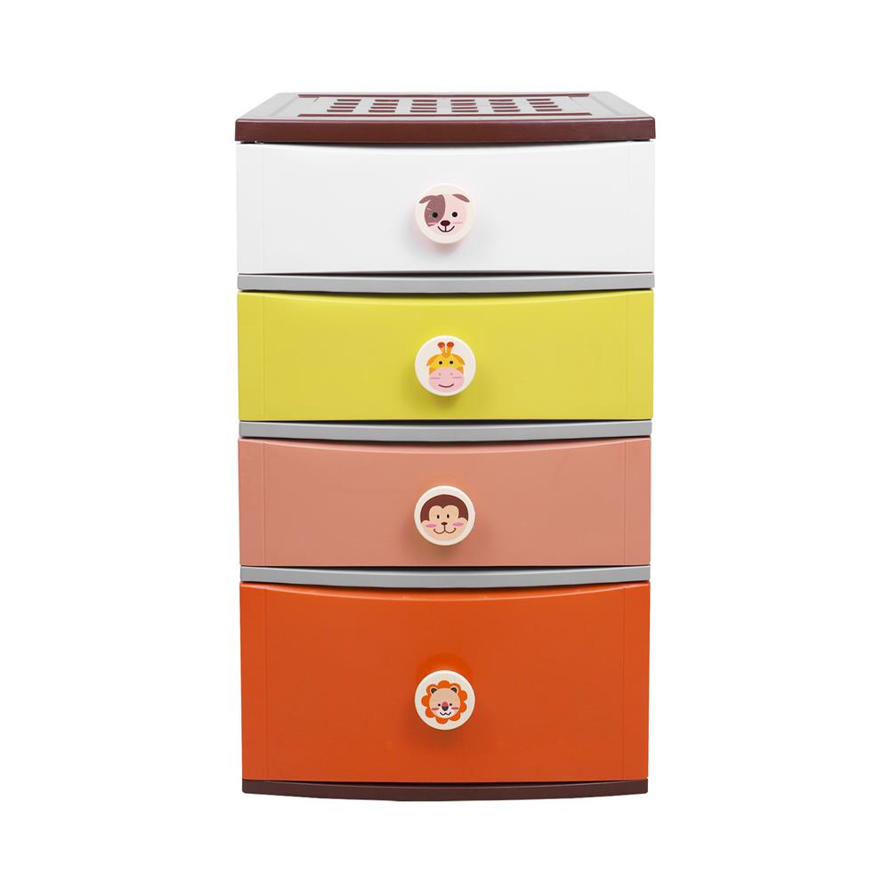 ตู้ลิ้นชัก 4 ชั้น ME LIVING B56 ซาฟารี 56X45X99 ซม. หลากสี