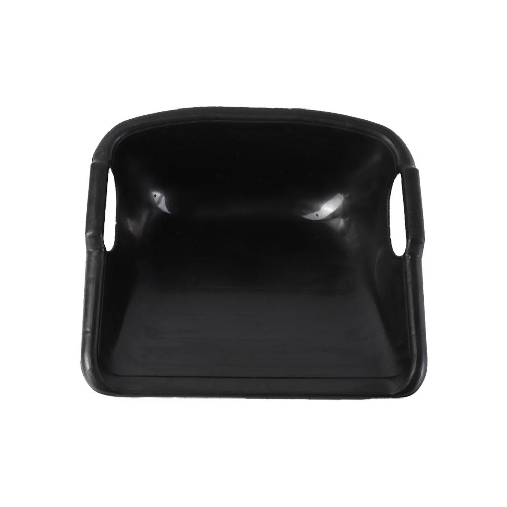 บุ้งกี๋เรียบทึบ W.PLASTIC สีดำ