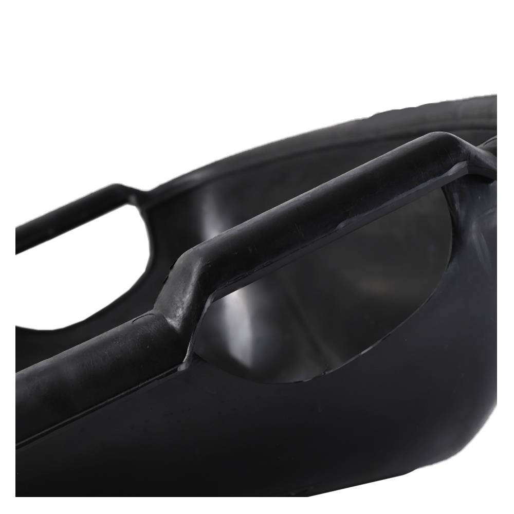 บุ้งกี๋เรียบทึบ W.PLASTIC สีดำ