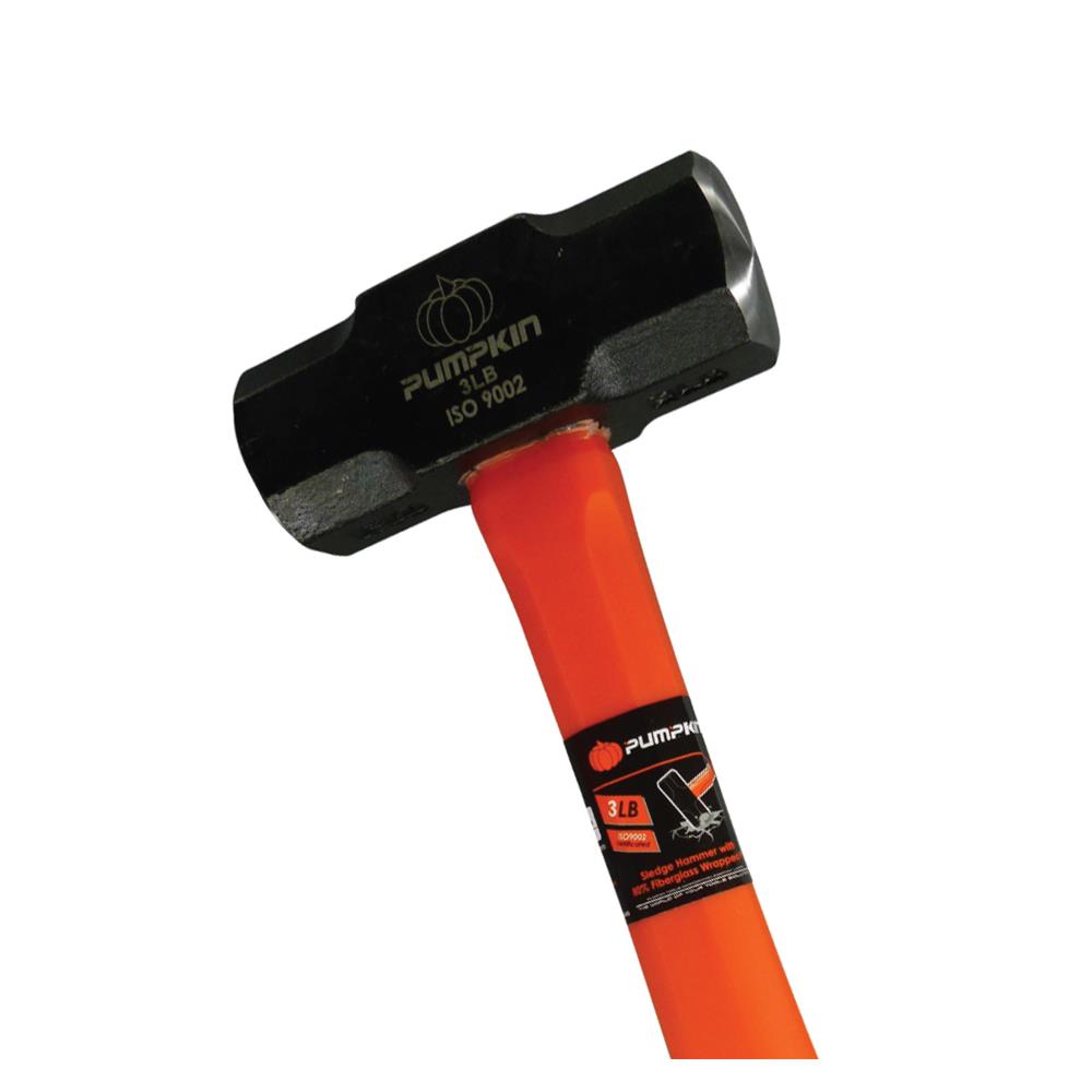 ค้อนปอนด์ด้ามไฟเบอร์หุ้มยาง PUMPKIN 2 ปอนด์
