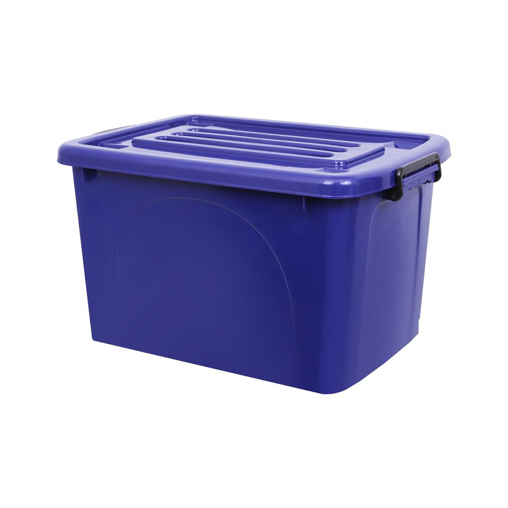 กล่องเก็บของ ME LIVING 025 55 ลิตร 59x42x35.5 ซม. สีน้ำเงิน