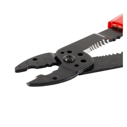 คีมย้ำหางปลาและปอกสายไฟ JE TECH WS-8 8 นิ้ว_1