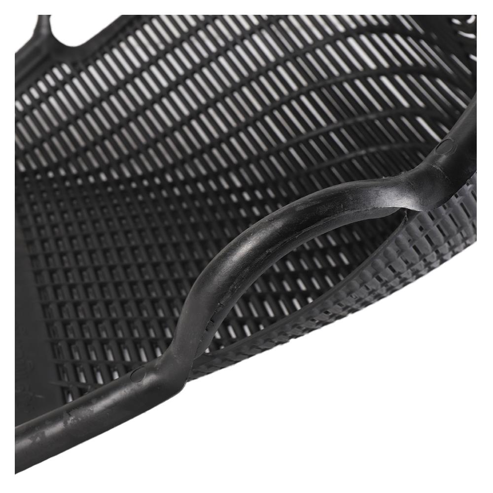 บุ้งกี๋หวายเล็ก W.PLASTIC สีดำ