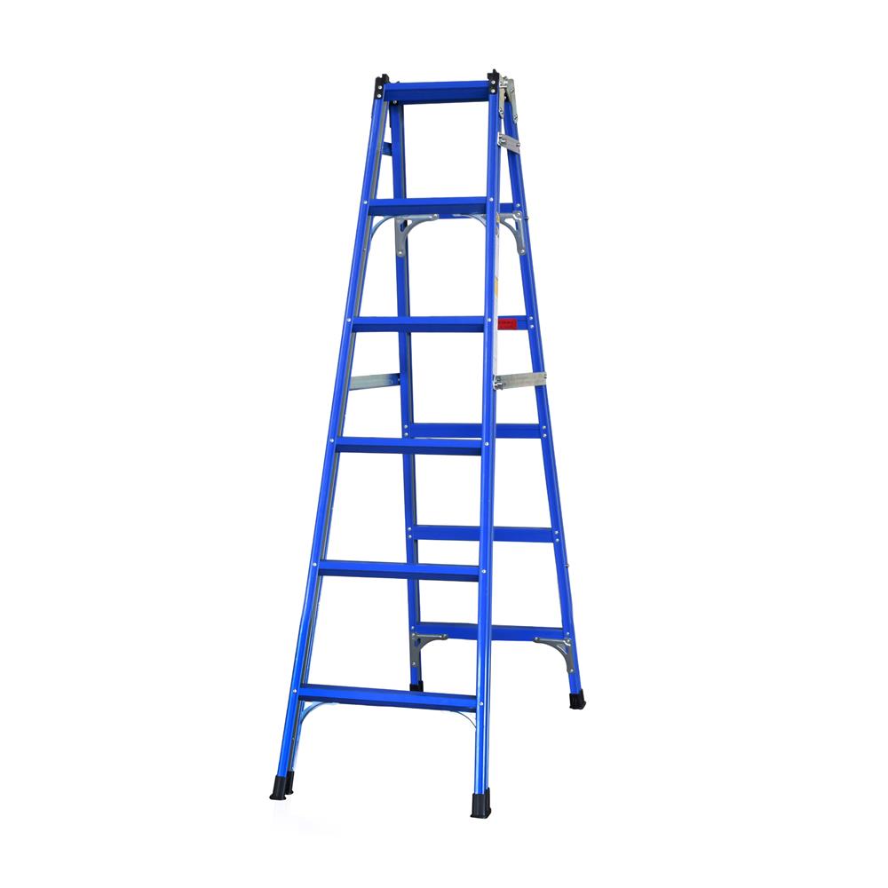 บันไดอะลูมิเนียม ทรง A-I SANKI 6 ขั้น สีน้ำเงิน