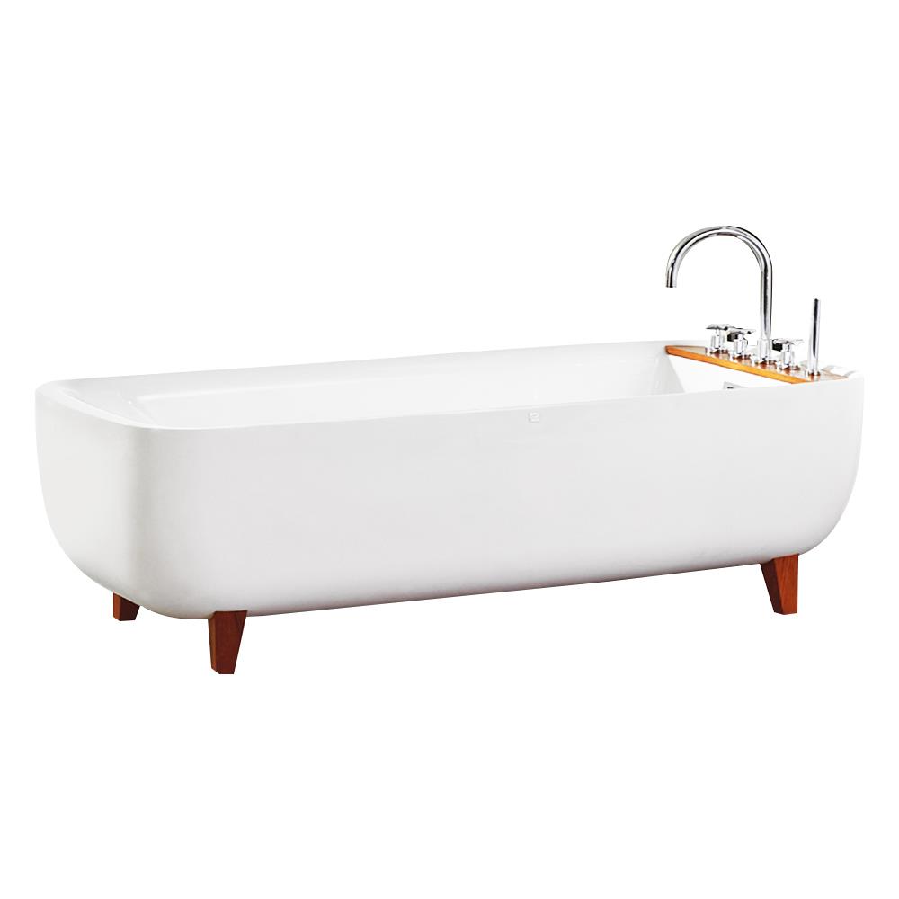 อ่างอาบน้ำ I-SPA BD-DAD01WF/S 180 ซม. สีขาว