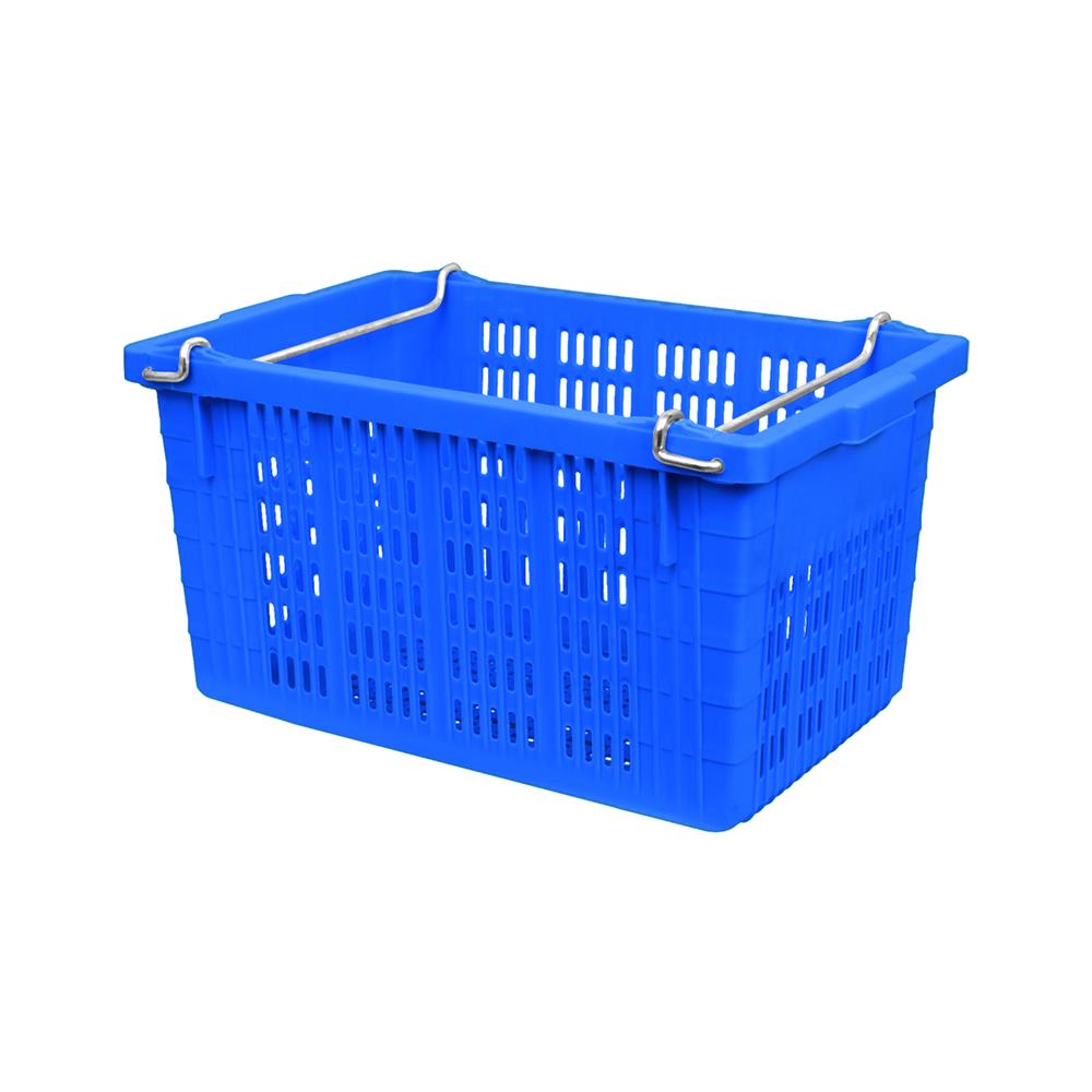 ลังผลไม้โปร่ง BASKET 33x53.5x31.5 ซม. สีน้ำเงิน