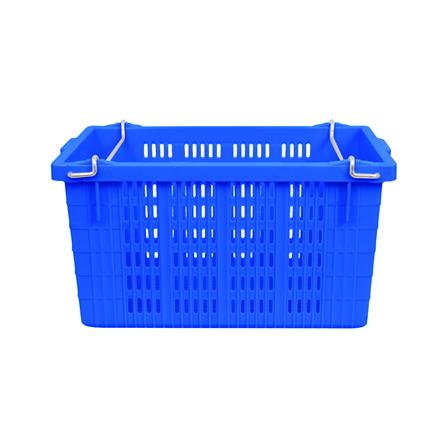 ลังผลไม้โปร่ง BASKET 33x53.5x31.5 ซม. สีน้ำเงิน_1