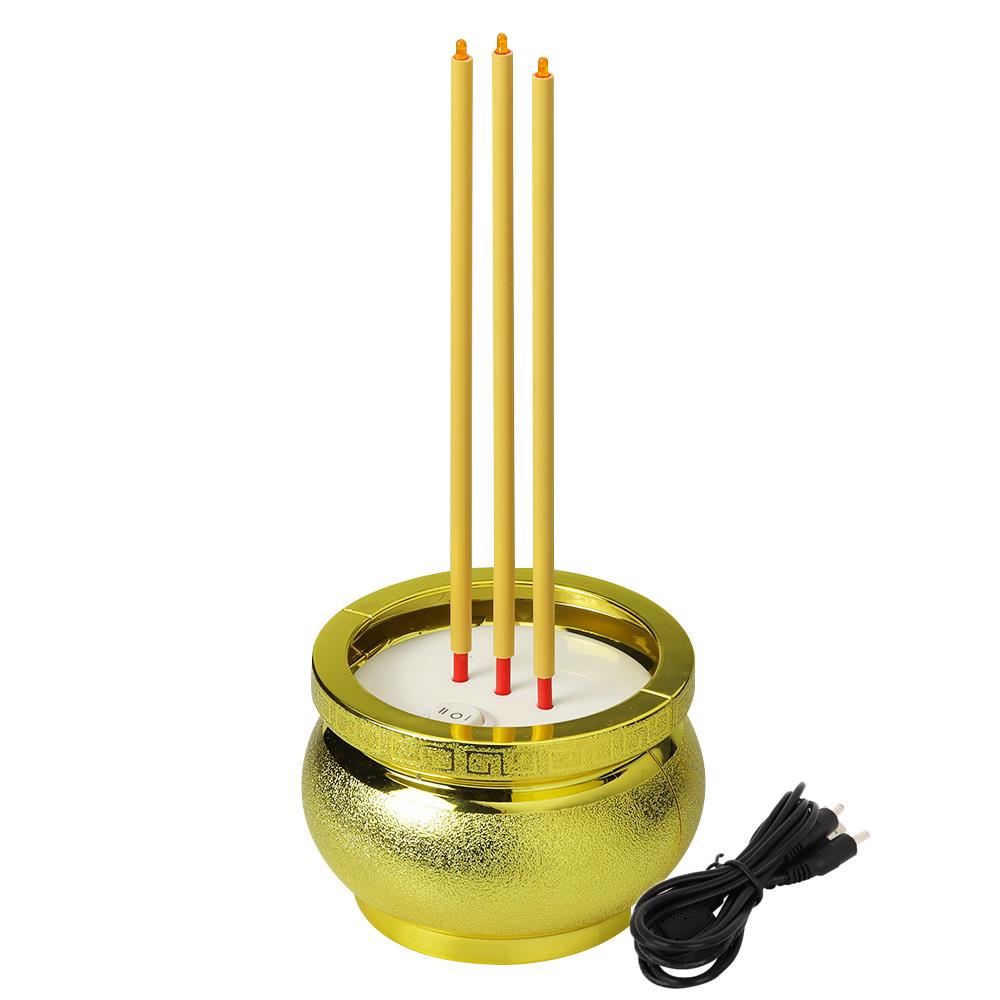 ธูปไฟฟ้า 3 ดอก CLAIRE 30 ซม. สีทอง