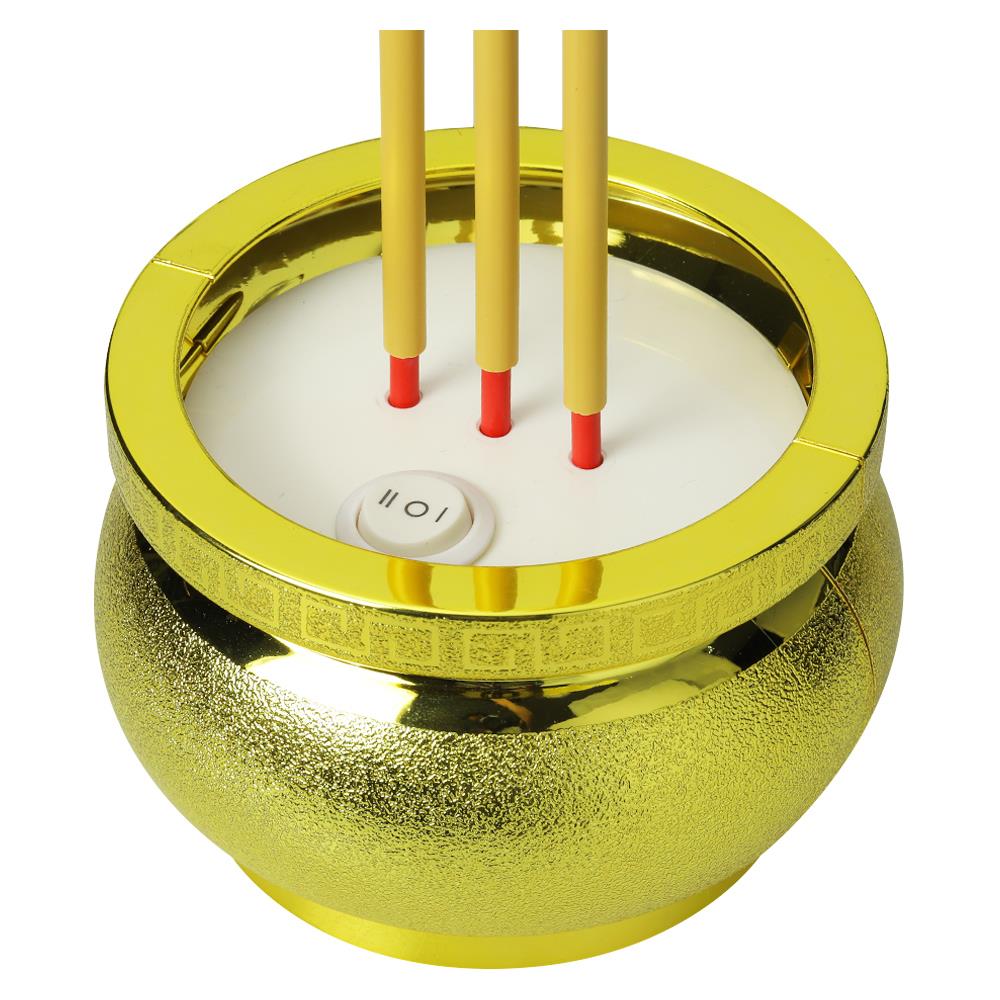 ธูปไฟฟ้า 3 ดอก CLAIRE 30 ซม. สีทอง