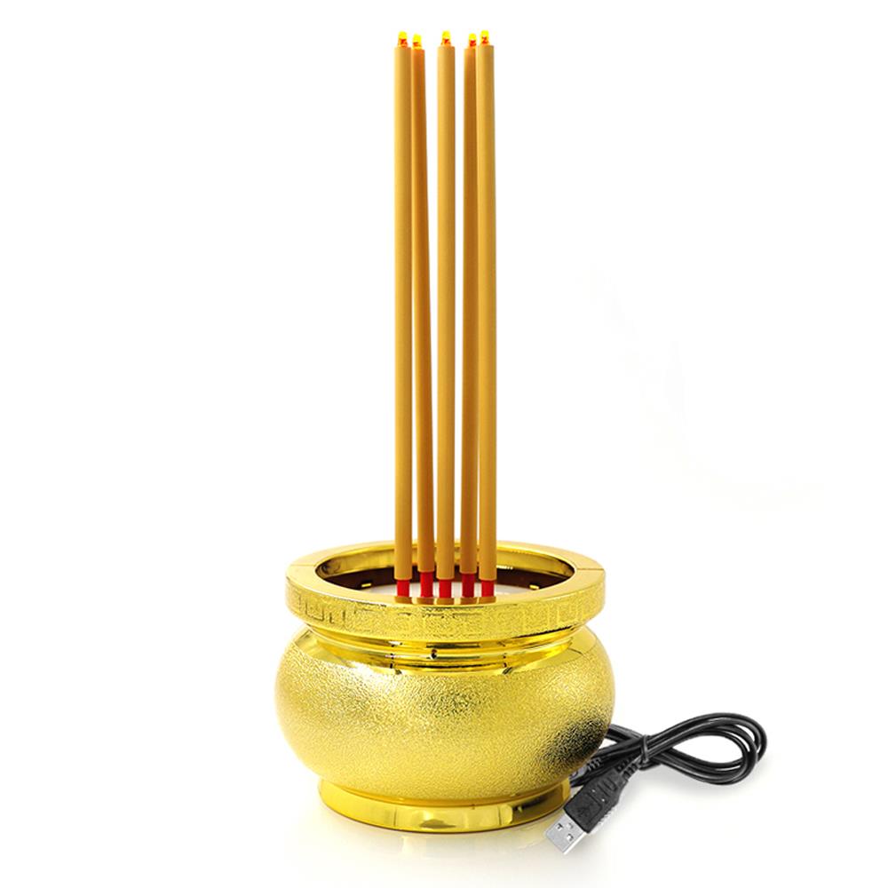 ธูปไฟฟ้า 5 ดอก CLAIRE สีทอง