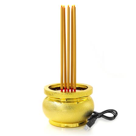 ธูปไฟฟ้า 5 ดอก CLAIRE สีทอง