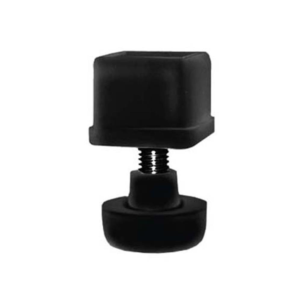 ฝาปิดท่อสี่เหลี่ยมพร้อมสกรู PANSIAM ISNA-112B 1-1/2 นิ้ว สีดำ แพ็ก 10 ชิ้น