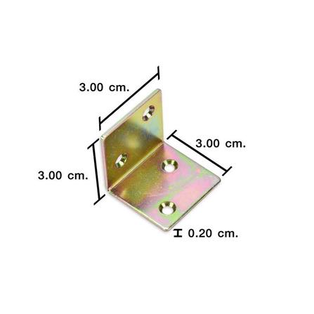 เหล็กฉากใหญ่ DEXZON SA-4BY 60 30X30 มม. สีรุ้ง_2