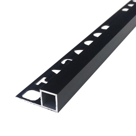 คิ้วอะลูมิเนียม เกเตอร์ มุมเหลี่ยม 12 มม. 2.1 ม. สีดำด้าน_0