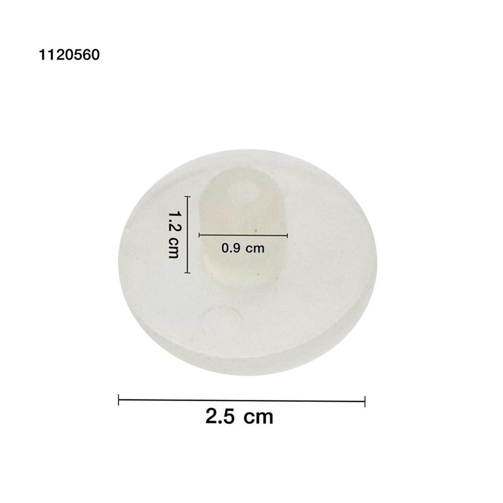 ปุ่ม PVC แบบเดือย PANSIAM PVC-25 25 มม. แพ็ก 10 ชิ้น