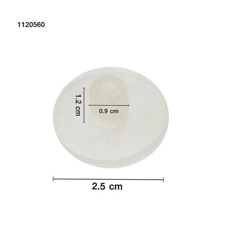 ปุ่ม PVC แบบเดือย PANSIAM PVC-25 25 มม. แพ็ก 10 ชิ้น_2