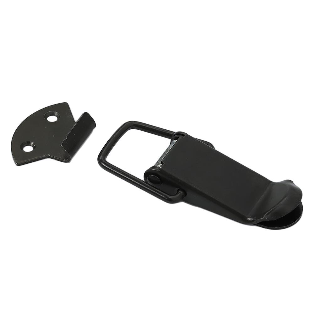 ห่วงล็อก (ใหญ่) ระบบสปริง PANSIAM L005 สีดำ แพ็ก 2 ชิ้น