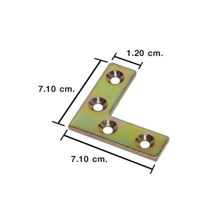 เหล็กฉากตัวแอล PANSIAM SL-003Y 71X71X12X2 มม._1
