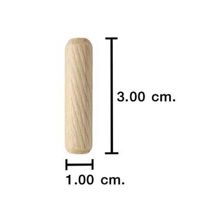 เดือยไม้ PANSIAM W1030 10X30 มม. แพ็ก 10 ชิ้น_1