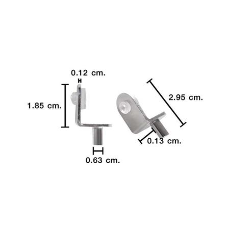 ปุ่มรับชั้นกระจกตัวแอล PANSIAM SS-148 แพ็ก 10 ชิ้น_1