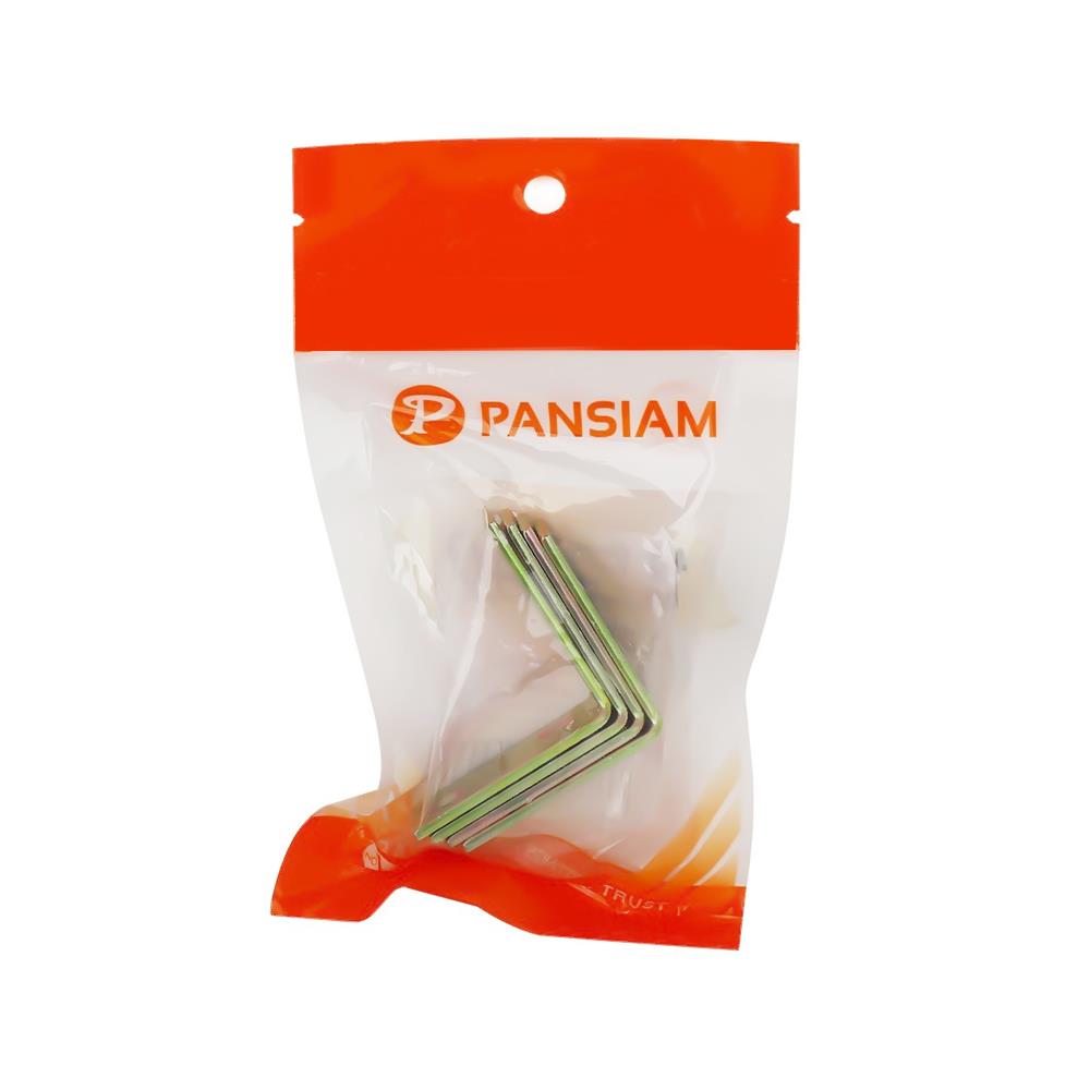 เหล็กฉาก PANSIAM SA-2040Y 20X40X2 มม. แพ็ก 4 ชิ้น