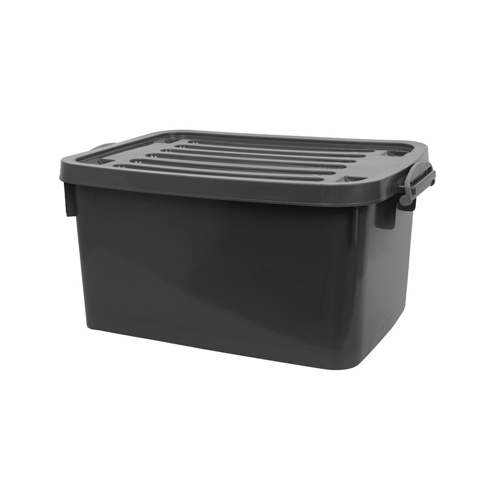 กล่องเก็บของ STACKO 2006 39X55X28 ซม. สีเทา