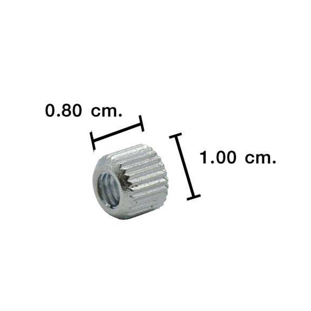 ปุ่มรับชั้นเหล็กตัวเมีย PANSIAM SS9-12 แพ็ก 10 ชิ้น
