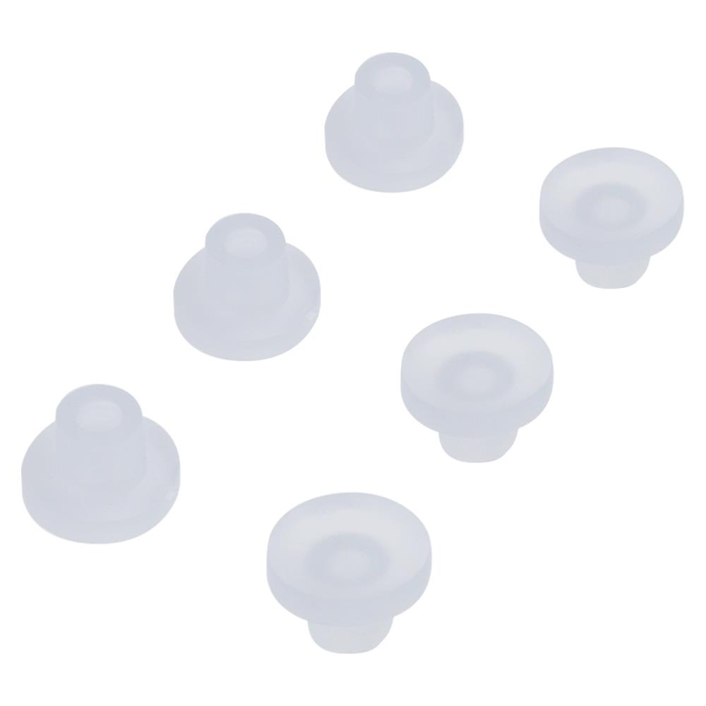 ปุ่ม PVC มีเดือย PANSIAM PVC-17 17 มม. แพ็ก 20 ชิ้น