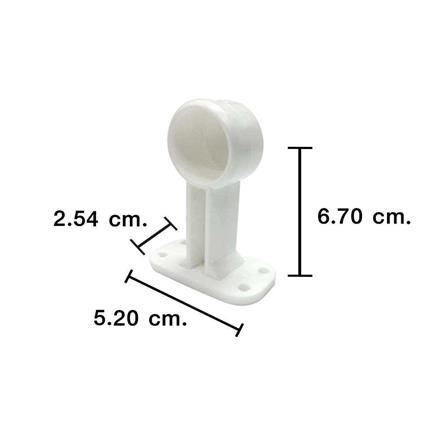 ตัวแขวนท่อพลาสติกแบบตัน DEXZON PPT-10W 1 นิ้ว แพ็ก 2 ชิ้น_3