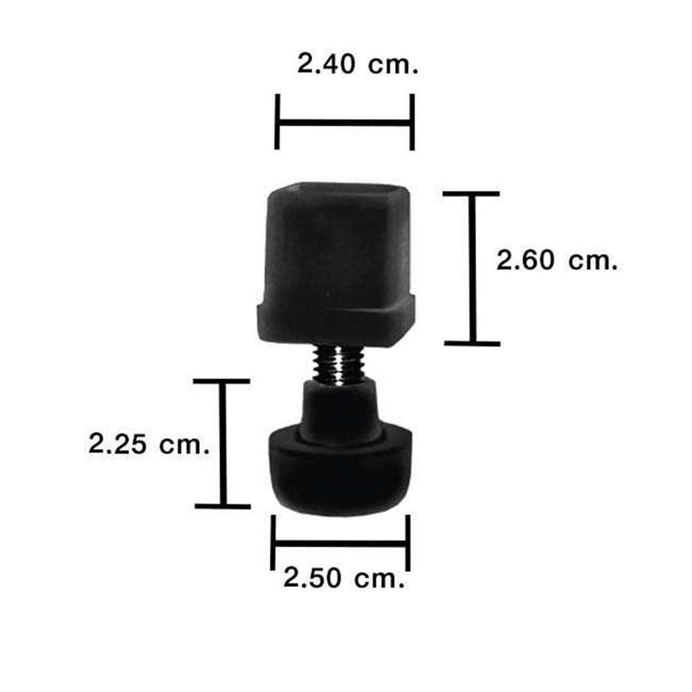 ฝาปิดท่อสี่เหลี่ยมพร้อมสกรูปรับ PANSIAM ISNA-100B 1 นิ้ว