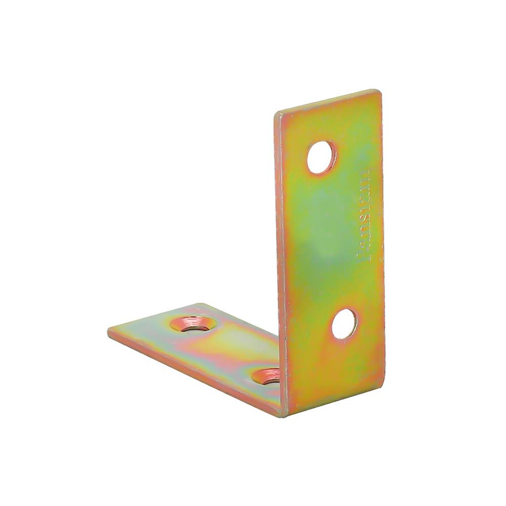 เหล็กฉาก PANSIAM SA-2050Y 20X50X2 มม. สีรุ้ง แพ็ก 4 ชิ้น