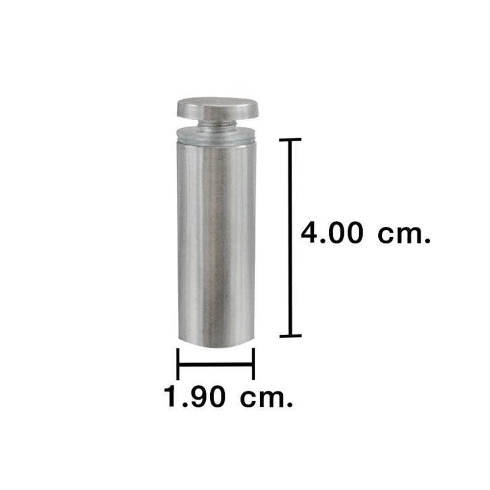 ตัวยึดแผ่นกระจกแบบกลวง PANSIAM GFC-1940 19X40 มม. แพ็ก 2 ชิ้น
