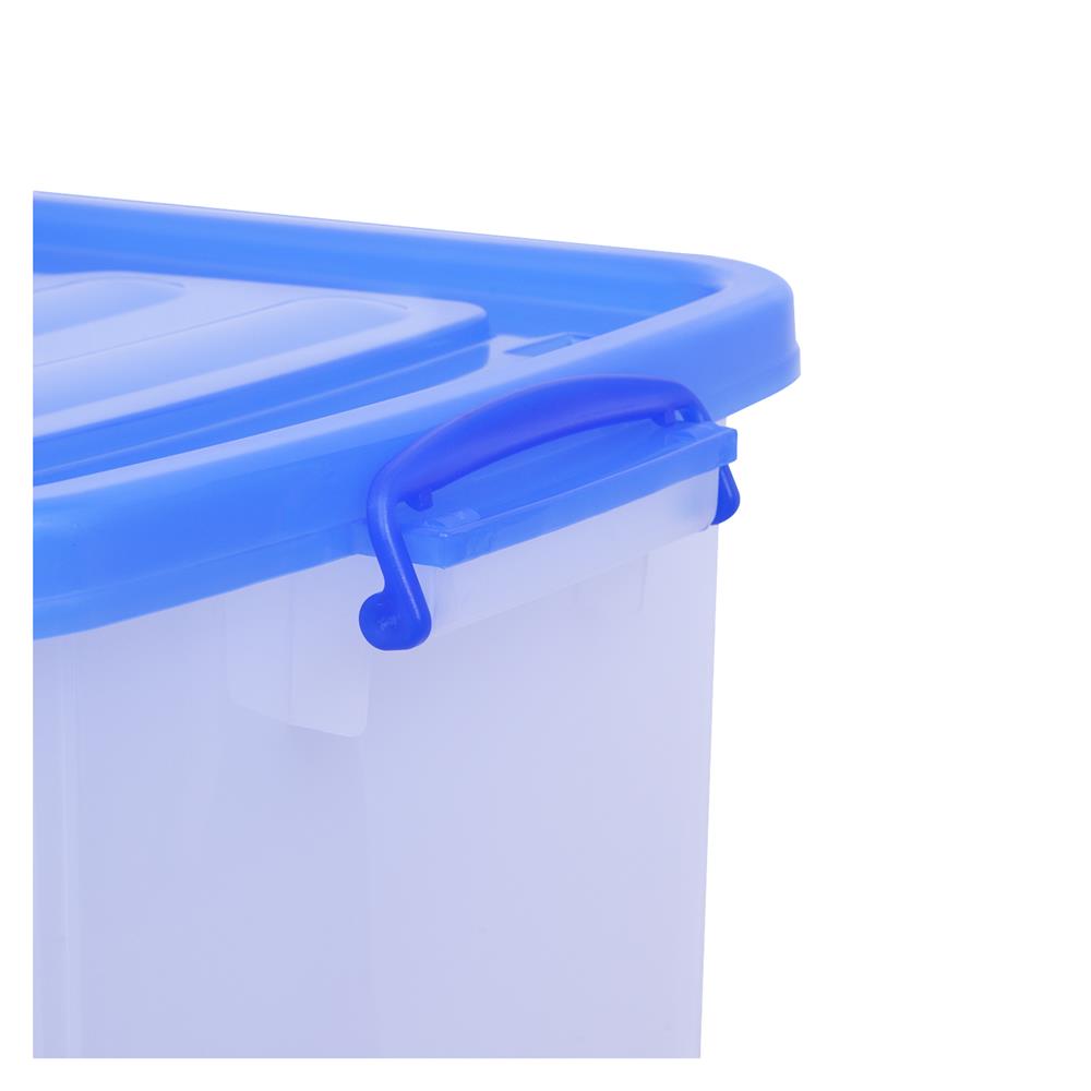 กล่องเก็บของ ME LIVING API2007 48x70x41 ซม. สีขาว/ฝาน้ำเงิน