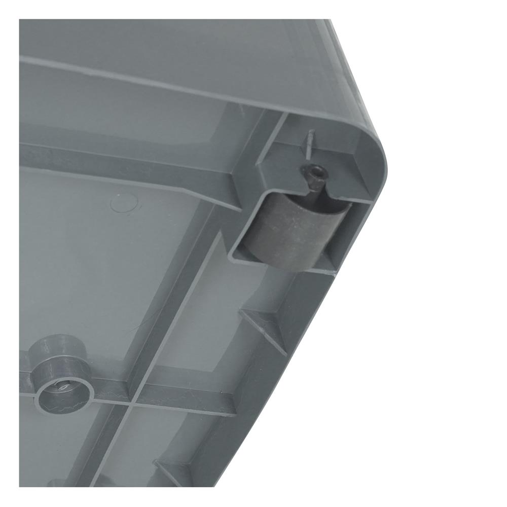 กล่องเก็บของพร้อมฝาล็อก API 2008 100 ลิตร สีเทา