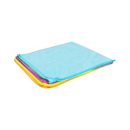 ผ้าไมโครไฟเบอร์ทำความสะอาดอเนกประสงค์ ACCO 30x40cm แพ็ค10 หลากสี_1